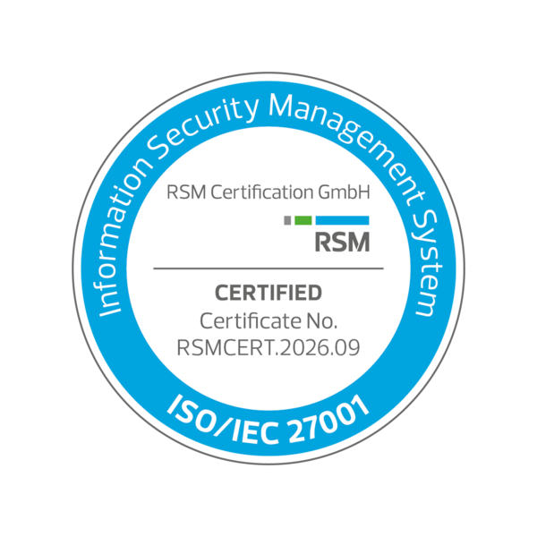 Logo Zertifikat ISO27001 BSI
