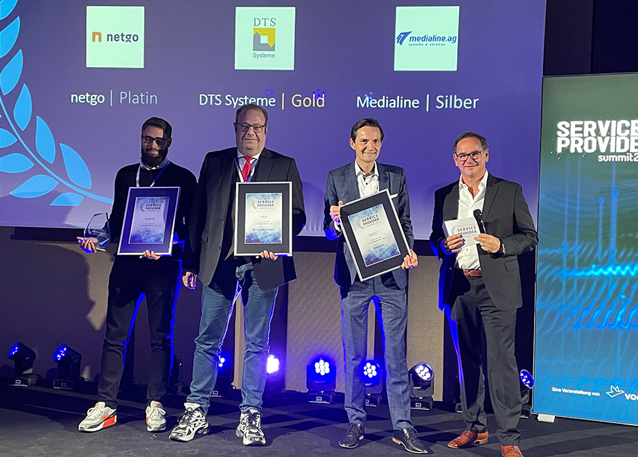 Auszeichnung als bester Service Provider