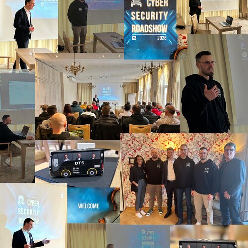 DTS on tour – unsere Cyber Security Roadshow 2026 ist gestartet! 🎙️💥
📍Erster Halt: Hannover.
Zwischen Maschsee,... DTS on tour – unsere Cyber Security Roadshow 2026 ist gestartet! 🎙️💥
📍Erster Halt: Hannover.
Zwischen Maschsee,...