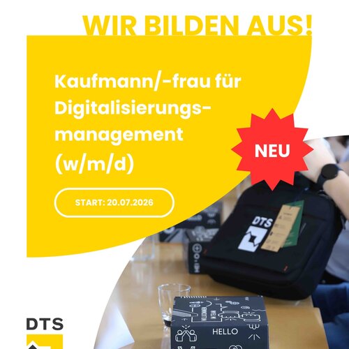 Digital denken. Prozesse smarter machen. Zukunft sichern. 👨‍💻💪
 
Starte Deine Ausbildung als Kaufmann/-frau für...